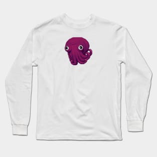 Googly Eyed Squid Long Sleeve T-Shirt